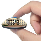 Norway Royal Palace Oslo 3D Fridge Magnet Crystal Glass