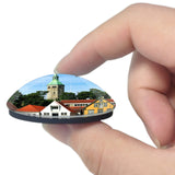 Norway Stavanger Cathedral 3D Fridge Magnet Crystal Glass