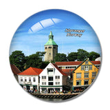 Norway Stavanger Cathedral 3D Fridge Magnet Crystal Glass