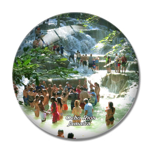 Ocho Rios Ocho Rios Jamaica 3D Fridge Magnet Crystal Glass