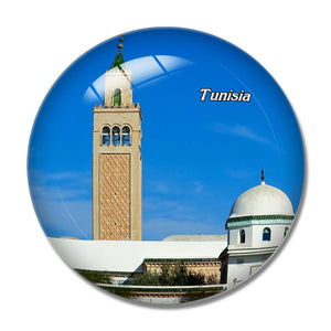 Old  Tunisia 3D Fridge Magnet Crystal Glass