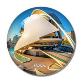 Palau 3D Fridge Magnet Crystal Glass