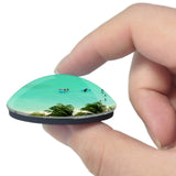 Palm Beach Aruba 3D Fridge Magnet Crystal Glass