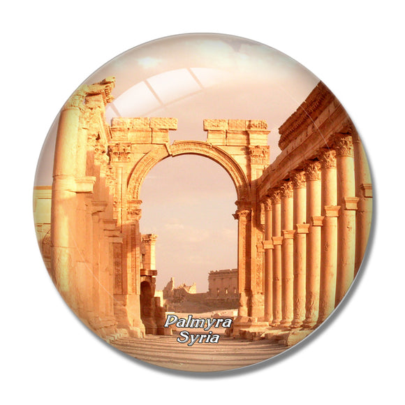 Palmyra Syria 3D Fridge Magnet Crystal Glass