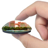 Paradise Island Bahamas 3D Fridge Magnet Crystal Glass