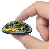 Paramaribo Suriname.png 3D Fridge Magnet Crystal Glass