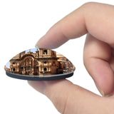 Peru Cusco Cathedral 3D Fridge Magnet Crystal Glass