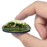 Peru Huacachina Ica 3D Fridge Magnet Crystal Glass