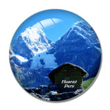 Peru Huaraz 3D Fridge Magnet Crystal Glass