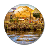 Peru Lake Titicaca Puno 3D Fridge Magnet Crystal Glass