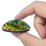 Peru Machu Picchu 3D Fridge Magnet Crystal Glass