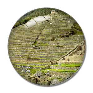 Peru Ollantaytambo Cusco 3D Fridge Magnet Crystal Glass