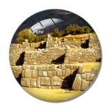 Peru Sacsayhuaman Cusco 3D Fridge Magnet Crystal Glass