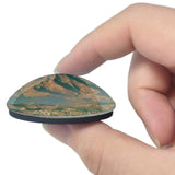 Peru Volcan Misti Arequipa 3D Fridge Magnet Crystal Glass
