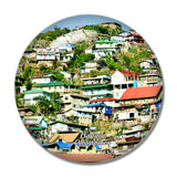 Philippines Baguio 3D Fridge Magnet Crystal Glass