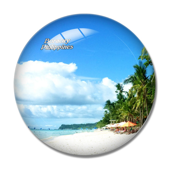 Philippines Boracay 3D Fridge Magnet Crystal Glass