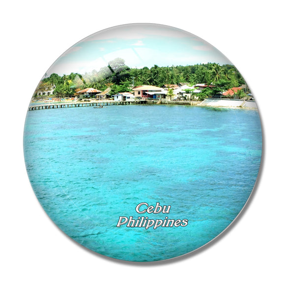 Philippines Cebu 3D Fridge Magnet Crystal Glass