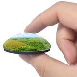 Philippines Chocolate Hills Bohol Island 3D Fridge Magnet Crystal Glass