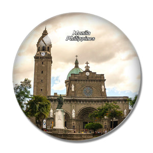 Philippines Intramuros Manila 3D Fridge Magnet Crystal Glass