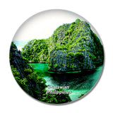 Philippines Kayangan Lake Coron Island Palawan 3D Fridge Magnet Crystal Glass