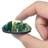 Philippines Makati 3D Fridge Magnet Crystal Glass