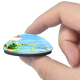 Philippines Puerto Princesa, Palawan 3D Fridge Magnet Crystal Glass