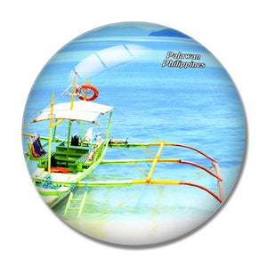 Philippines Puerto Princesa, Palawan 3D Fridge Magnet Crystal Glass