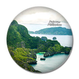 Philippines Seven Island Palawan 3D Fridge Magnet Crystal Glass