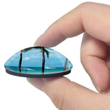 Philippines White Beach Boracay 3D Fridge Magnet Crystal Glass