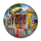 Philipsburg Saint Martin Holland 3D Fridge Magnet Crystal Glass