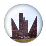 Point Udall St. Croix U.S. Virgin Islands 3D Fridge Magnet Crystal Glass