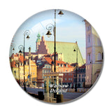 Poland Castle Square Warsaw 3D Fridge Magnet Crystal Glass