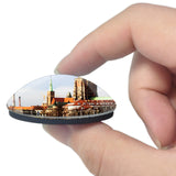 Poland Old Town Wroclaw 3D Fridge Magnet Crystal Glass