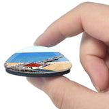 Poland Sopot Beach 3D Fridge Magnet Crystal Glass