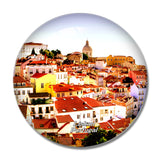 Portugal Alfama Lisbon 3D Fridge Magnet Crystal Glass