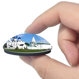 Russia Cathedral of the Nativity in Suzdal 3D Fridge Magnet Crystal Glass