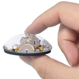 Russia Eastern Orthodox Church Vladivostok 3D Fridge Magnet Crystal Glass