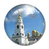 Russia Holy Assumption Cathedral Vladimir 3D Fridge Magnet Crystal Glass