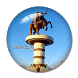 Macedonia 3D Fridge Magnet Crystal Glass