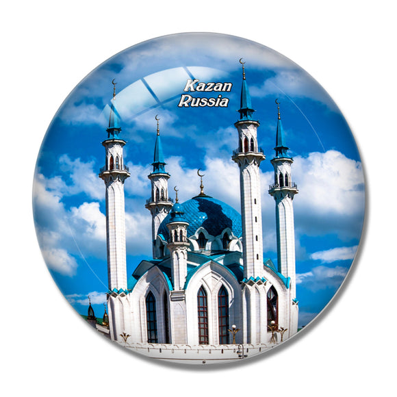 Russia Kazan Kremlin 3D Fridge Magnet Crystal Glass