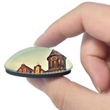 Russia Konigsberg Cathedral Kaliningrad 3D Fridge Magnet Crystal Glass