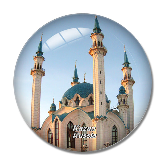 Russia Kul Sharif Mosque Kazan 3D Fridge Magnet Crystal Glass