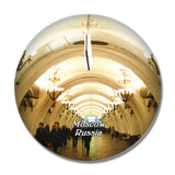 Russia Moskovskiy Metropoliten 3D Fridge Magnet Crystal Glass