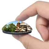 Russia Museum of Wooden Suzdal 3D Fridge Magnet Crystal Glass