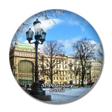 Russia Nevsky Prospekt St. Petersburg 3D Fridge Magnet Crystal Glass