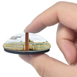 Russia Palace Square St. Petersburg 3D Fridge Magnet Crystal Glass