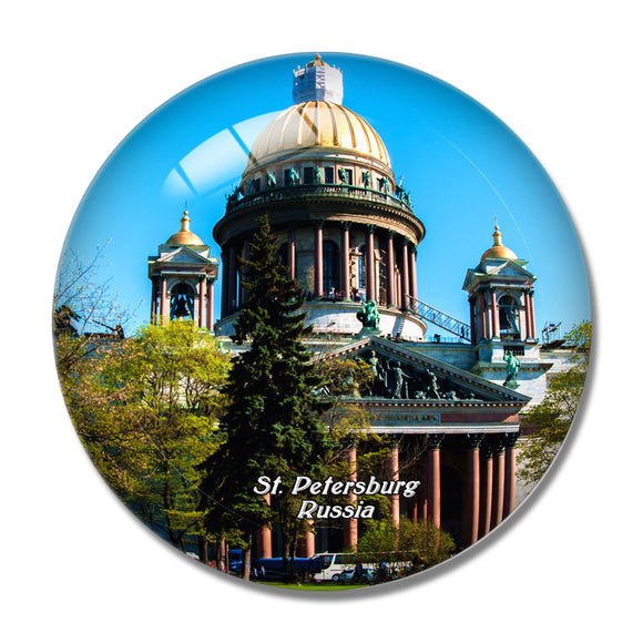 Russia St. Isaac£ªs Square St. Petersburg 3D Fridge Magnet Crystal Glass