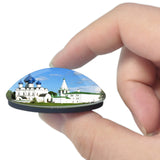 Russia Suzdal Kremlin 3D Fridge Magnet Crystal Glass