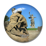 Russia The Motherland Calls' Sculpture Volgograd 3D Fridge Magnet Crystal Glass