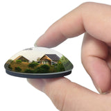 Saint Kitts and Nevis 3D Fridge Magnet Crystal Glass